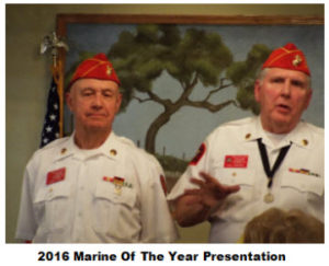 2016 Marine of the Year