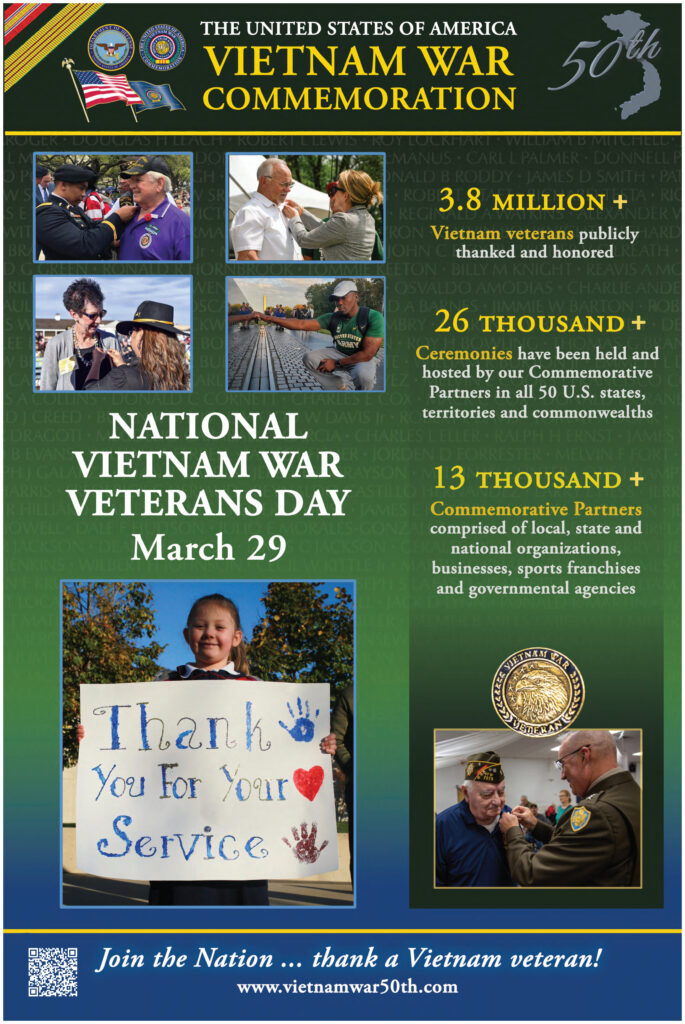 march 29th national vietnam war veterans day